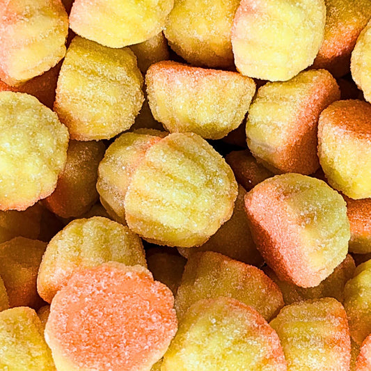 Fizzy Gummy Caramel Kisses