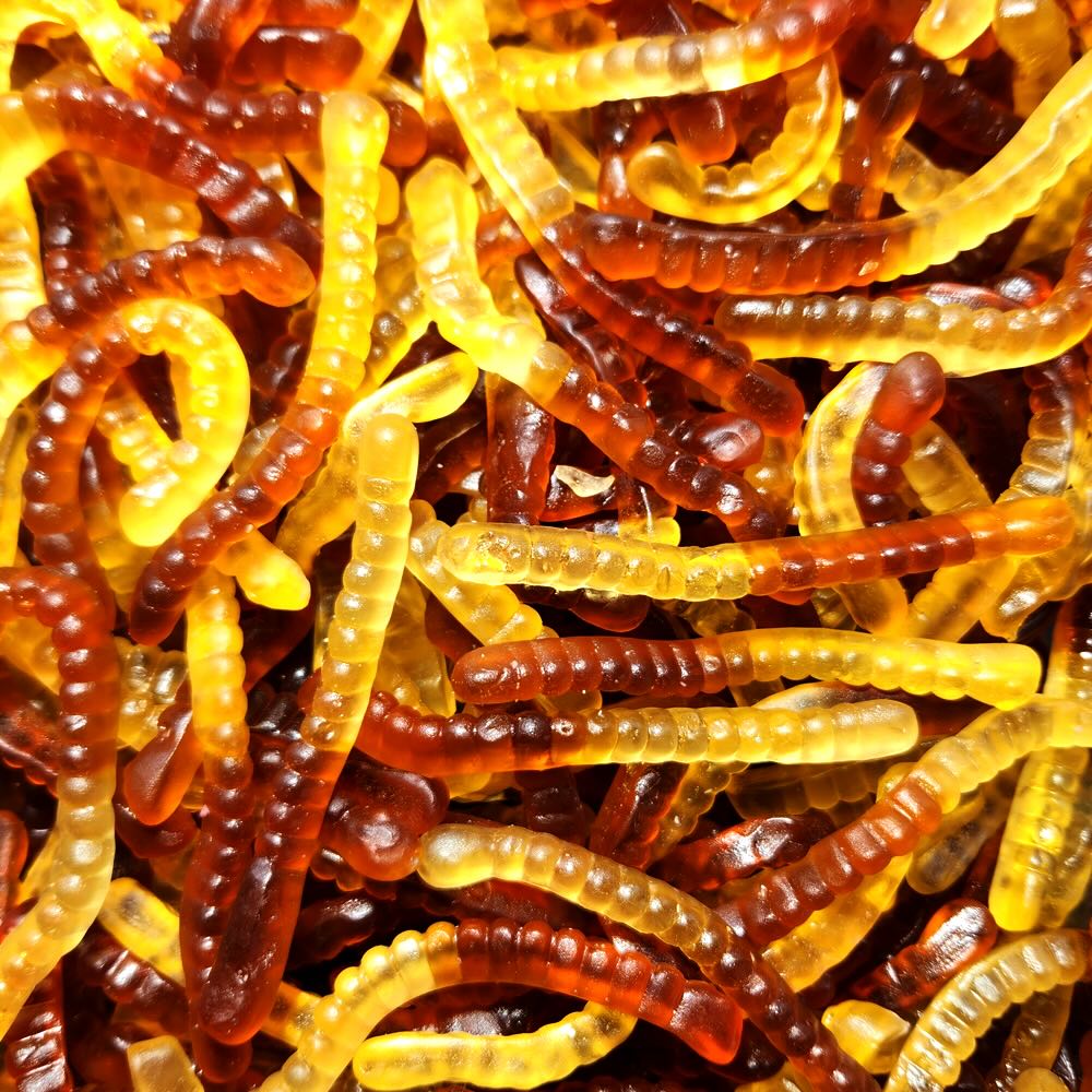 Soft Gummy Cola Flavoured Worms
