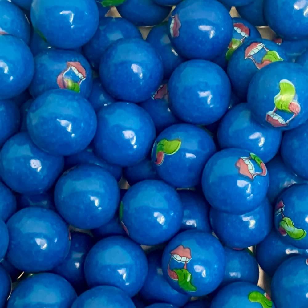 Blue Raspberry Tongue Painting Gumballs