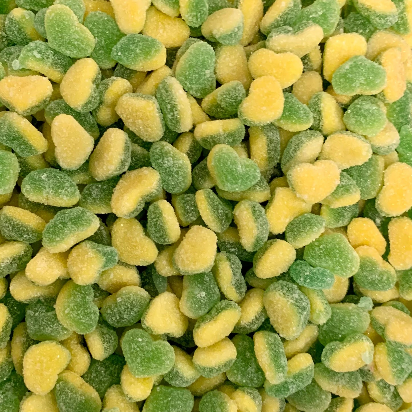 Fizzy Apple and Custard Hearts
