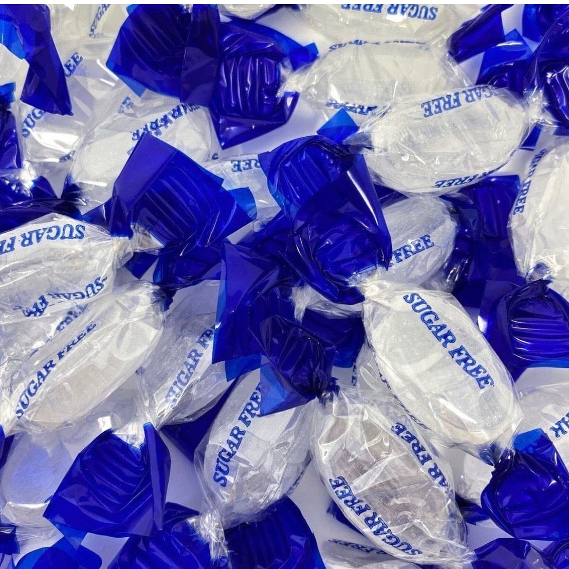 Sugar Free Clear Mints Wrapped Hard Boiled Sweet