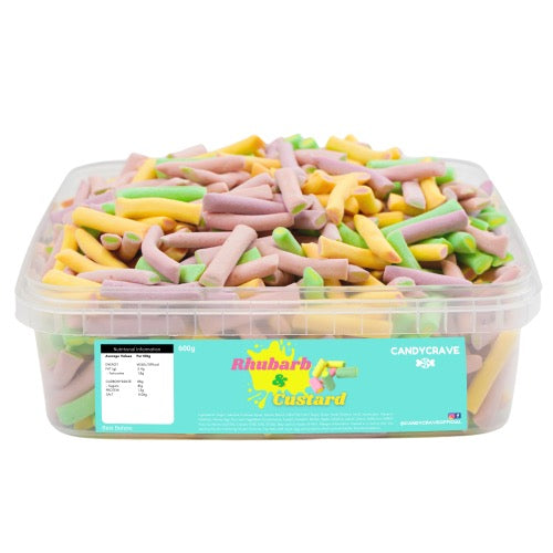 Candycrave Rhubarb and Custard Tub 600g