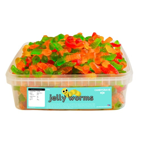 Candycrave Jelly Worm Tub 600g