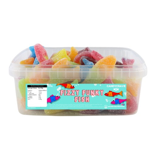 Candycrave Fizzy Funky Fish Tub 600g