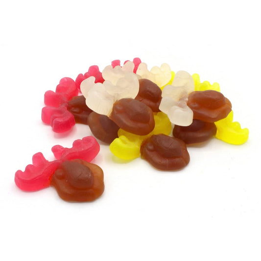 Cola and Fruit Flavoured Gummy Reindeer