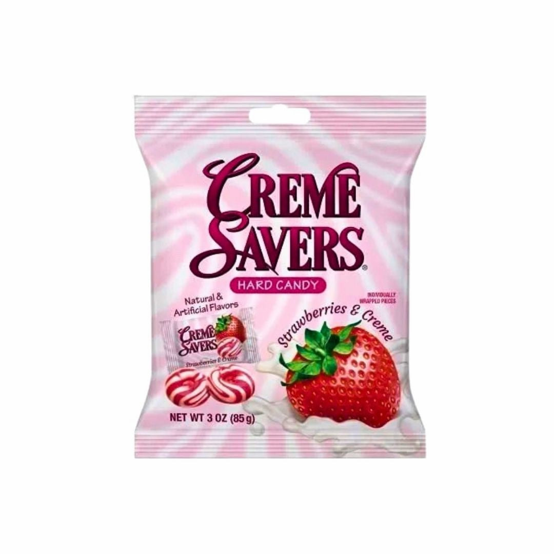 Creme Savers Strawberries And Cream 85g