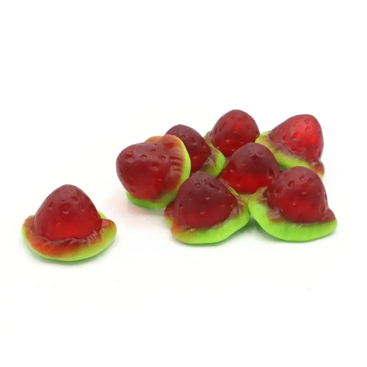 Jelly Filled Gummy Strawberries